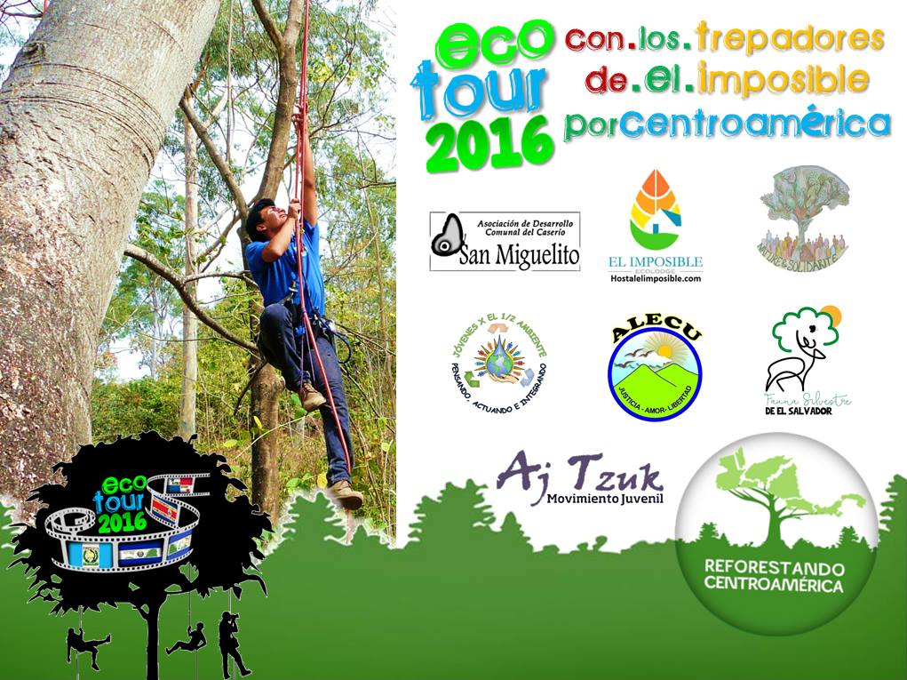 JXMA-UES: Eco Tour Los Trepadores del Imposible en Guatemala